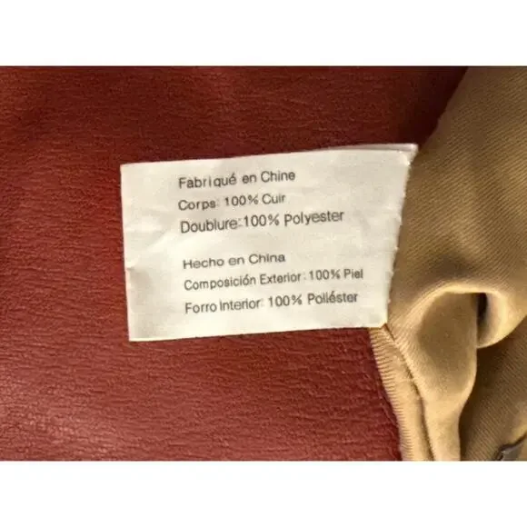 The Sak Silverlake Red Leather Crossbody Shoulder Bag Studs Boho Moto Fob Charm - Picture 12 of 16